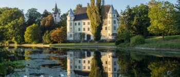 photo du château walk de haguenau et son étang